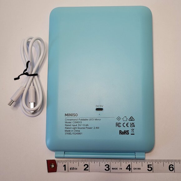 Cinnamoroll Foldable LED Light Up Mirror - Picture 9 of 10